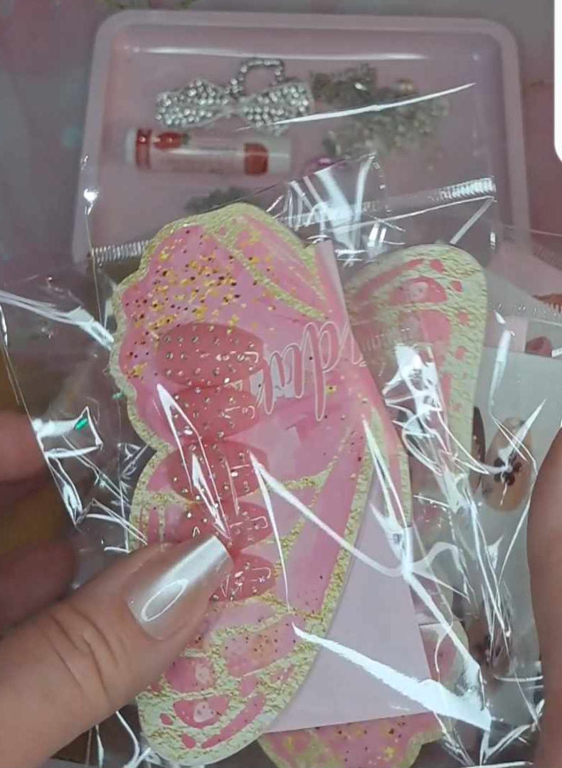 MYSTERY BALL TRANSPARENTE (press on nails classiques)