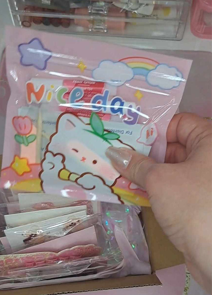 MYSTERY BALL TRANSPARENTE (press on nails classiques)